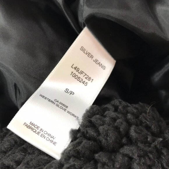 Silver Jeans Co.Chandelle Teddy Biker Jacket - Picture 8 of 9